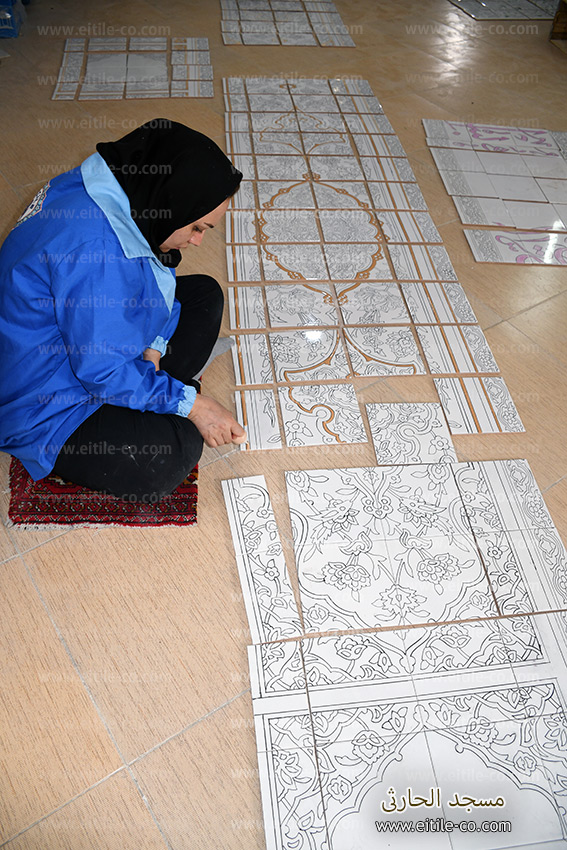Supplier of Islamic mosque tiles with Quranic calligraphy, www.eitile-co.com