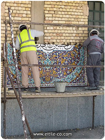 Handmade tile supplier for mosque decoration, www.eitile-co.com