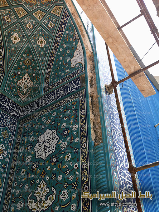 Supplier of ceramic rope tiles for mosque decoration، www.eitile-co.com