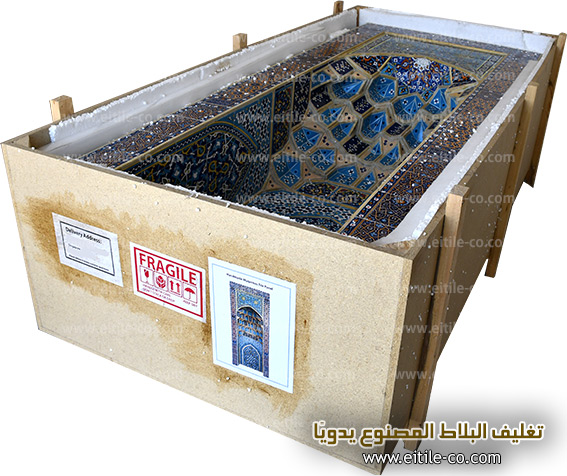 Handmade tile safe wooden packaging, www.eitile-co.com