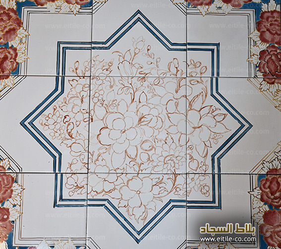 Carpet design floor ceramic tile supplier, www.eitile-co.com