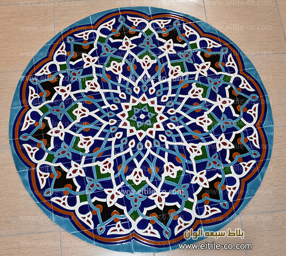 Handcrafted circle tile panel supplier, www.eitile-co.com