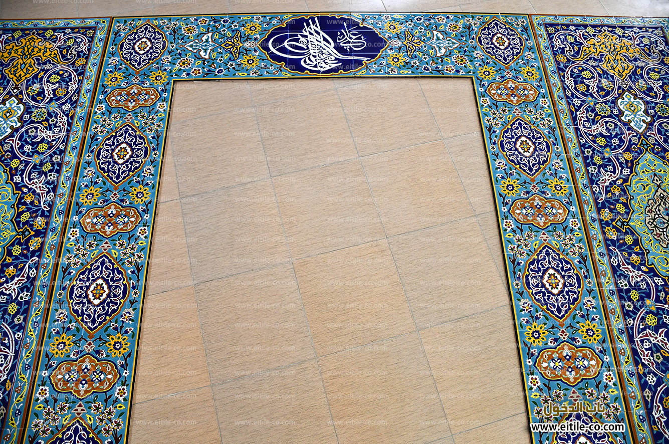 Handmade tiles for entrance door decoration, www.eitile-co.com