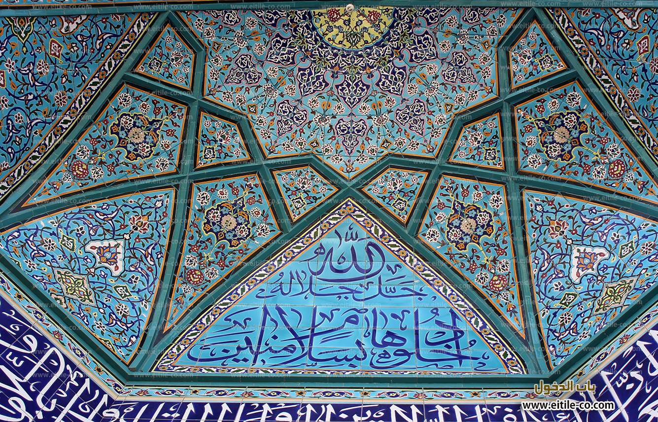Iranian mosque blue tile supplier, www.eitile-co.com
