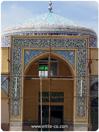 Handmade tiles for mosque decoration, www.eitile-co.com