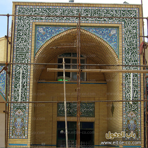 Mosque in Iran blue tiles, www.eitile-co.com