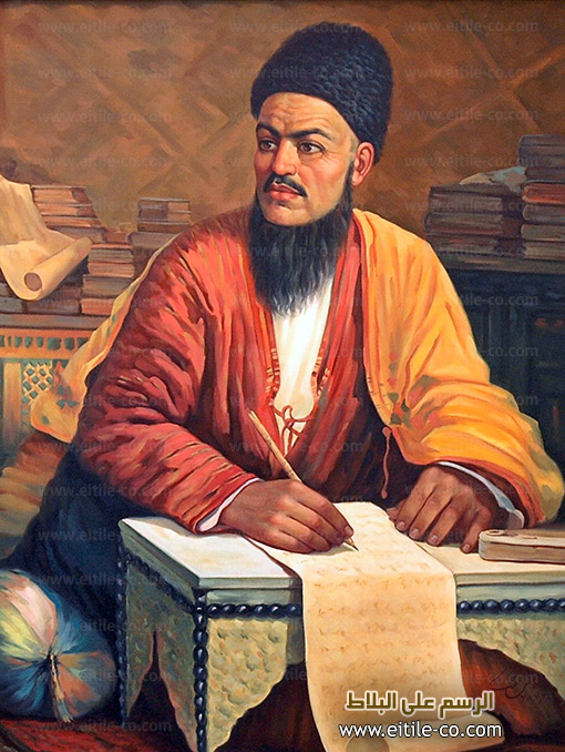 صورة للشاعر التركماني على البلاط, www.eitile-co.com