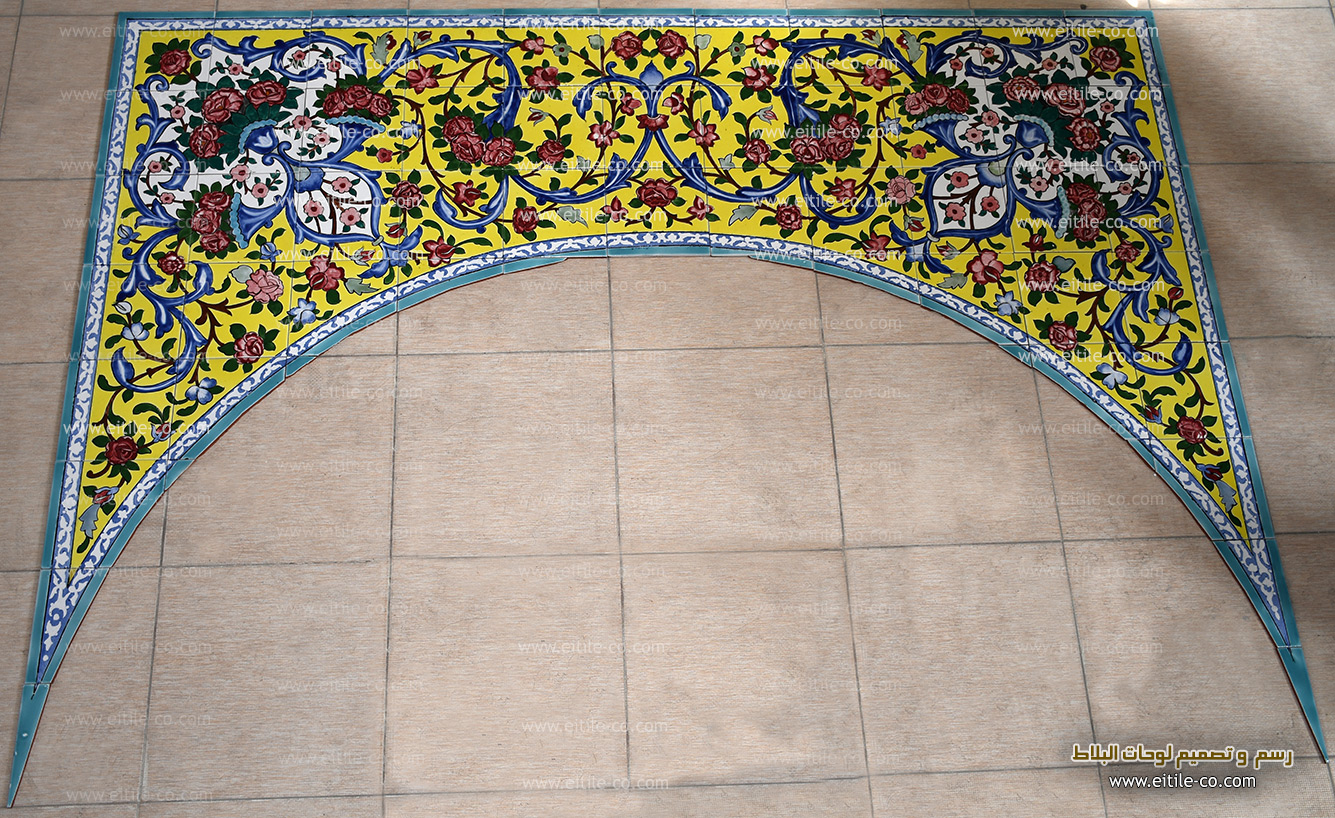 Iranian traditional tile panels, www.eitile-co.com
