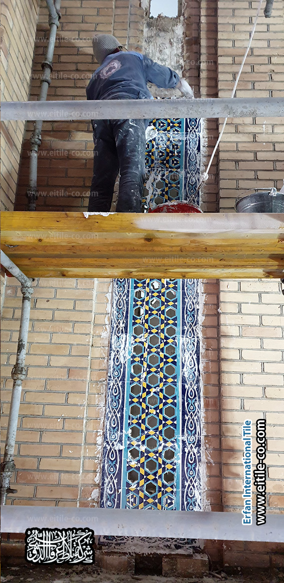 أعمال خزفية إسلامية متقنة تشمل تصميم وتصنيع وتركيب ألواح التهوية الزخرفية للمباني التاريخية والمساجد والمعالم الثقافية حول العالم. www.eitile-co.com