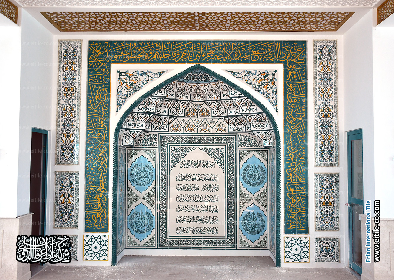 ایتایل تدعم مشاريع الديكور الإسلامي العالمي ببلاط يدوي الصنع، www.eitile-co.com
