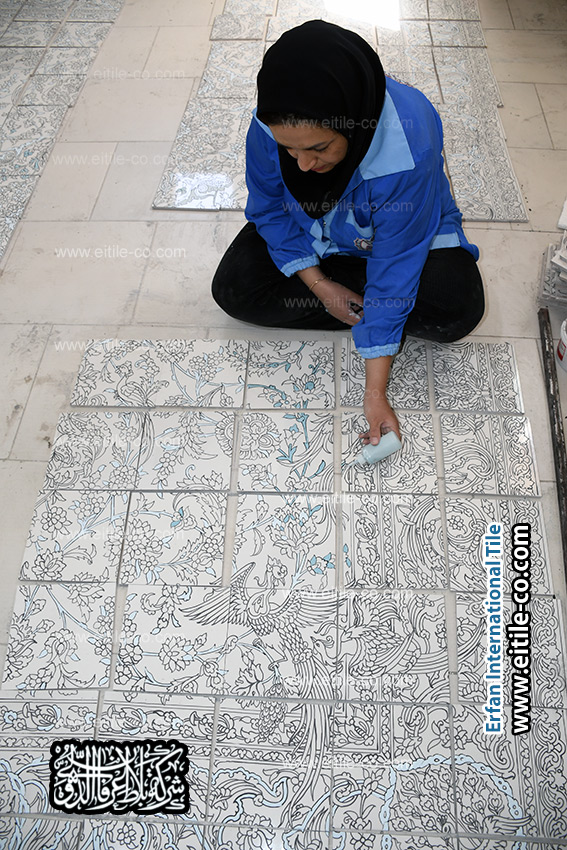 تصميم وتنفيذ سجاد بلاطي فاخر بتقنية السبعة ألوان لكافة أنحاء العالم، www.eitile-co.com