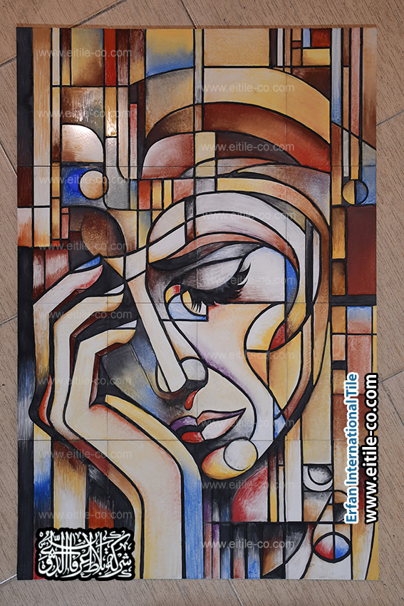 بلاط تكعيبي مصنوع يدويًا للزينة الجدارية. www.eitile-co.com